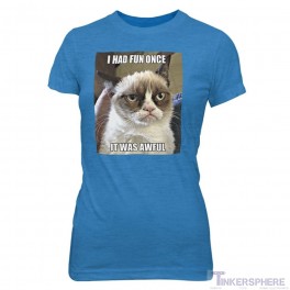 I Had Fun Once, It Was Awful T-Shirt: Grumpy Cat I Had Fun Once, It Was Awful T-Shirt: Grumpy Cat