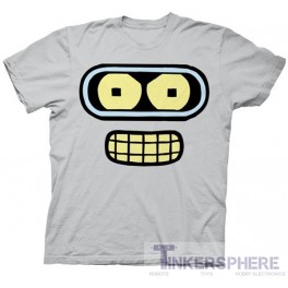 Robot Bender Face T-Shirt: Futurama Robot Bender Face T-Shirt: Futurama