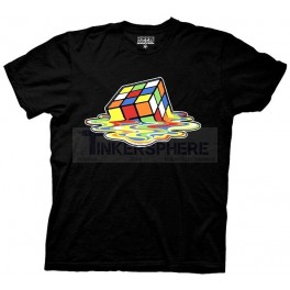 Melting Rubik's Cube T-Shirt: Rubik's Melting Rubik's Cube T-Shirt: Rubik's