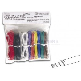 Stranded Hook Up Wire Assortment: 10 Color 60m / 196 ft Pack Stranded Hook Up Wire Assortment: 10 Color 60m / 196 ft Pack
