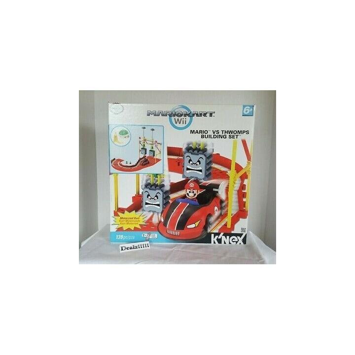 ollectible Mario Kart Mario vs Thwomps Race Car Set