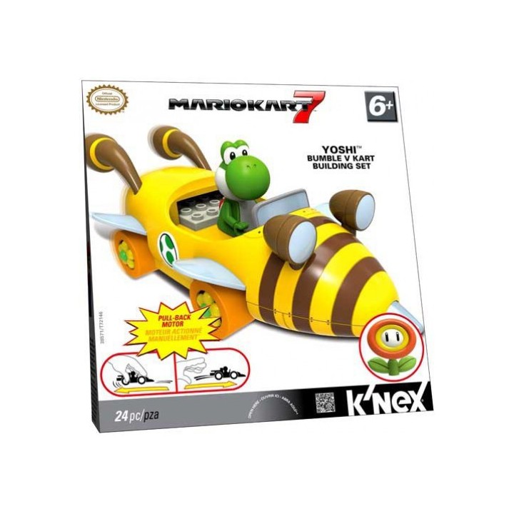 K'nex Mario Kart 7 Yoshi Bumble V Kart Building Set (2013 Collectible!)