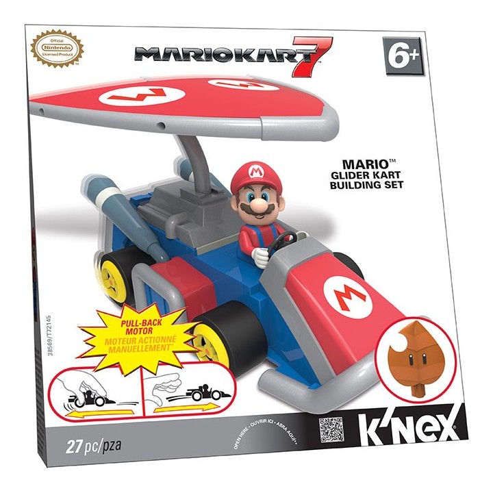 K'nex Mario Kart 7 Mario Glider Kart Building set ( 2013 Collectible)