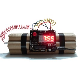 Game Timer Pro Defusable Clock Assembled Countdown Timer Prop Mock Bomb