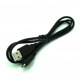 USB Type-A to Micro Type-B 2.0 Cable - 5-Pin, 28/28AWG, Black, 3ft 