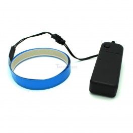 Blue EL Tape + Battery Pack (14mm Wide x 2ft)