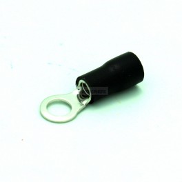 Ring Insulated Wire Connector Electrical Crimp Terminal Black RV3.5-5