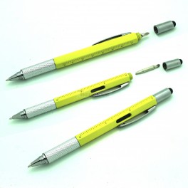 Multi Tool Pen / Stylus / Screwdriver / Level / Ruler