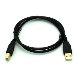 Gold Plated 3ft USB A to B Cable (Arduino USB Cable) 2.0 A Male to B Male 28/24awg