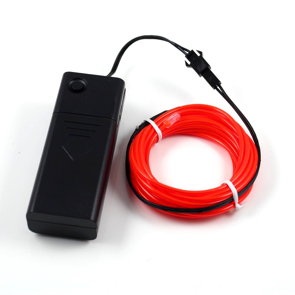 $9.90 - Red EL (Electroluminescent) Wire with Inverter - 3m - Tinkersphere