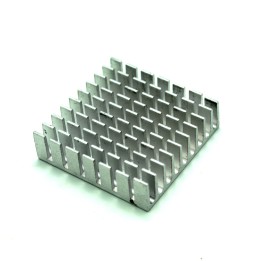 High-Performance 35mm x 35mm x 10mm Heatsink: Aluminum Silver, 10 Blades, Precision Design