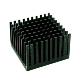 40mm x 40mm x 25mm Heatsink: Aluminum Black