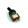 Metal Toggle Switch with Rubber Topped Cap: SPST