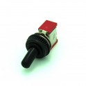 Metal Toggle Switch with Rubber Topped Cap: SPST