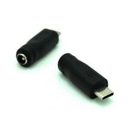 Female DC 5.5x2.1mm to USB C Plug Adapter for Raspberry Pi 5