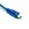 Mini USB Cable 1ft / 12 inches Blue Data and Power