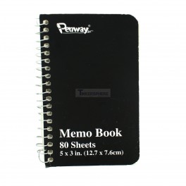 Penway Memo Book Notepad 80 Sheets 5x3 inch