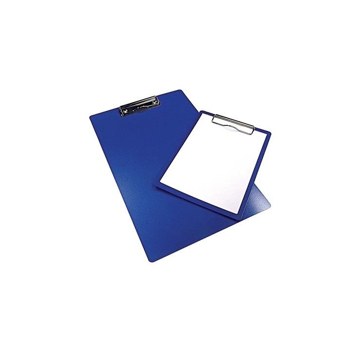 A4 PVC Blue Clipboard Letter Size Bazic