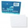 4x6 Index Cards Jumbo Ruled Blue and Red 50 Pack for Flash Cards, Studying, Note Taking and To Do List 