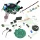 Running Microbug Kit Solder DIY Robot Bug Light Sensitive