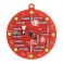 Christmas Ornament DIY Soldering Kit Decoration Electronic LED Red Learn to Solder