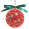 Christmas Ornament DIY Soldering Kit Decoration Electronic LED Red Learn to Solder