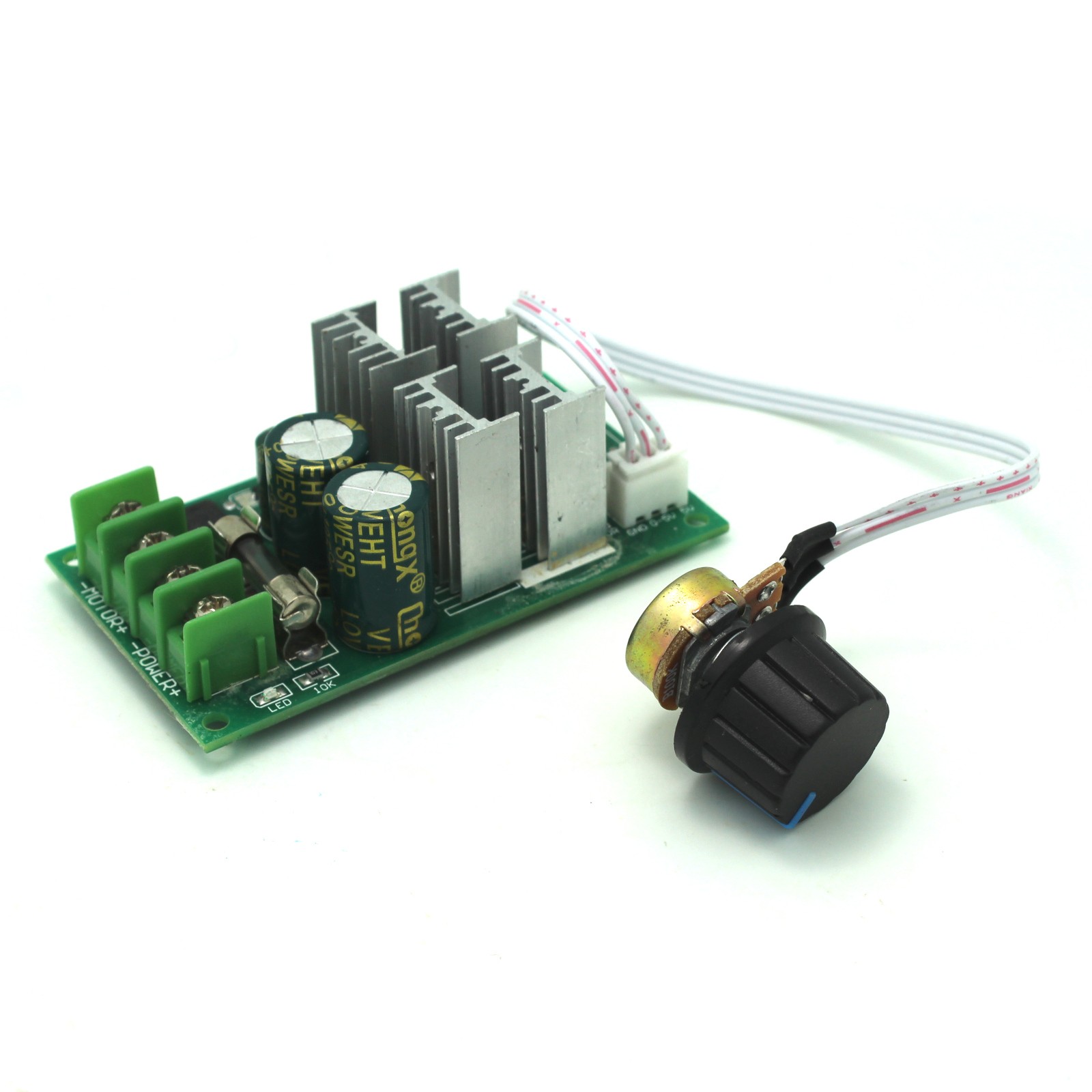 Sphere Motor Controller $12.99 - DC Motor Speed Controller: 6V-60V 20A - Tinkersphere