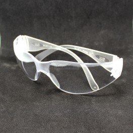 3M Virtua Clear Frame Uncoated Lens Safety Glasses