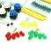 Beginner Electronics Component Pack with Breadboard, Resistors, Buttons, Wires, etc