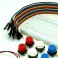 Beginner Electronics Component Pack with Breadboard, Resistors, Buttons, Wires, etc