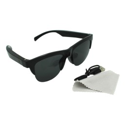 Bluetooth Smart Sunglasses with Touch Sensor Button and Built-In Speakers Microphone