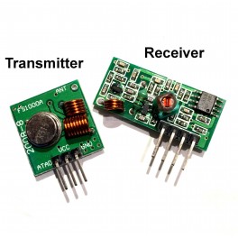 RF Link Transmitter & Receiver Module Pair: 433MHz or 315MHz (for Arduino & Raspberry Pi B / B+)