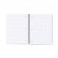 Dealworthy Graph Notebook for Math Spiral Black Quad Rule 80 Sheet