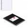 Dealworthy Graph Notebook for Math Spiral Black Quad Rule 80 Sheet