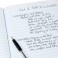Pen+Gear Composition Book 80 Sheets Wide Ruled School Black and White Marble Notebook