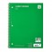 Pen+Gear 1 Subject Spiral Notebook Green College Ruled 70 Sheet