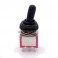 Metal Toggle Switch with Rubber Topped Cap: DPDT