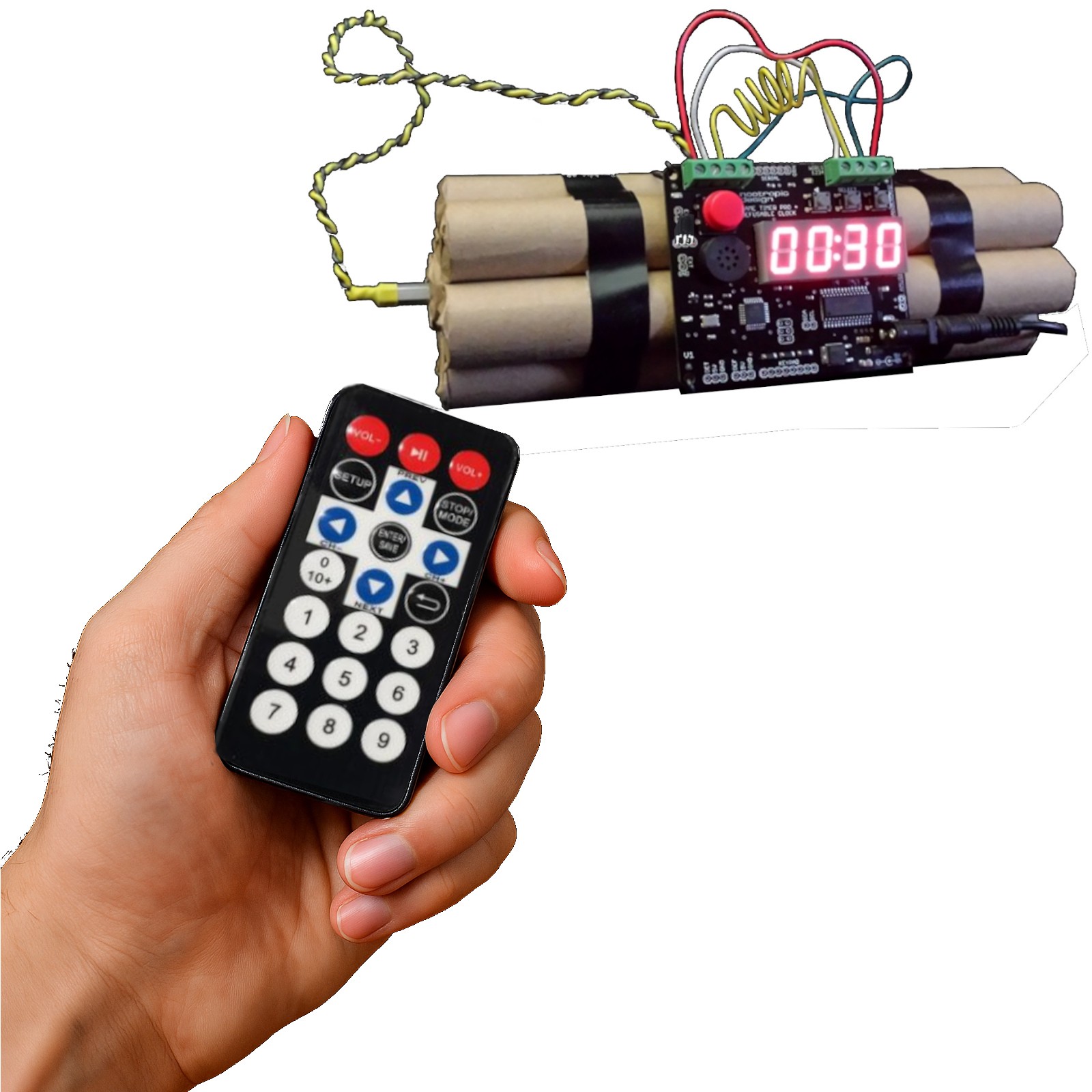 $64.90 - Remote Control Assembled Defusable Clock Game Timer Pro Combo ...