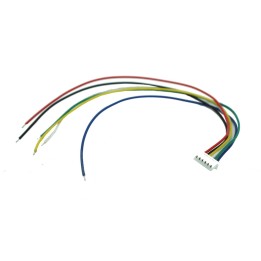 Female 6 Pin JST MX 1.25mm Connector with Wires