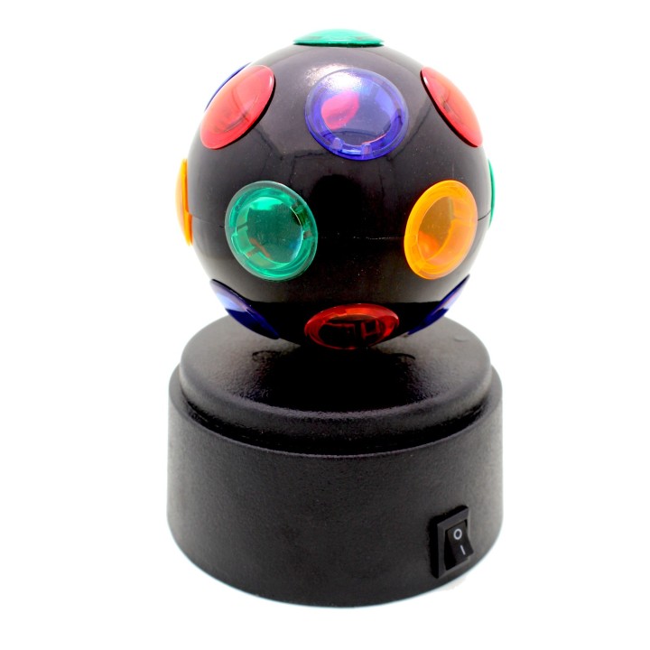 Mini Disco Ball Spinning Battery Powered 3 AA with Stand