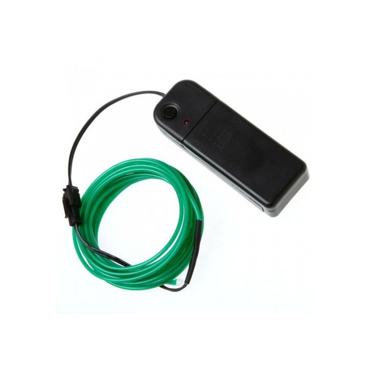 Green EL (Electroluminescent) Wire with Inverter - 3m