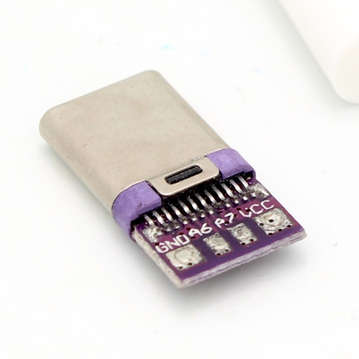 Male USB C Breakout Board