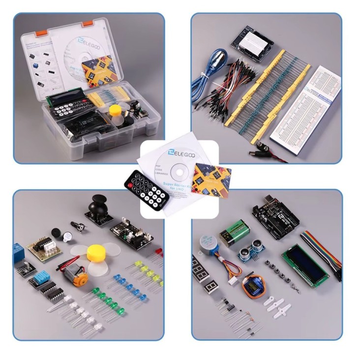 ELEGOO UNO R3 Project Super Starter Kit with Tutorial Compatible with Arduino IDE