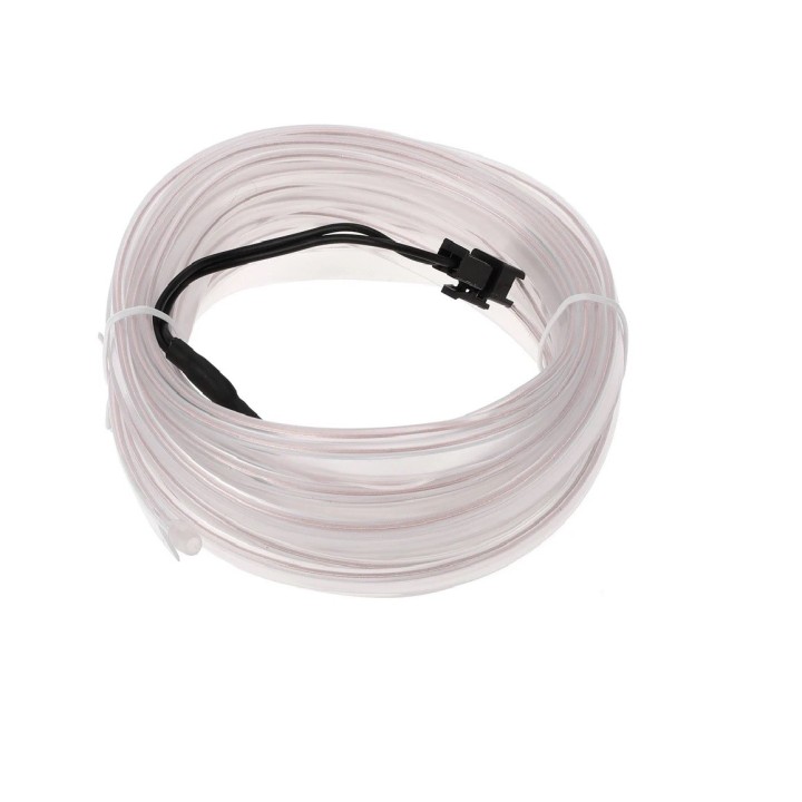 White EL (Electroluminescent) Wire with Inverter - 5m