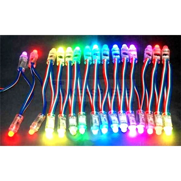 programmable christmas lights for arduino 12mm diffused rgb led pixels strand of 50 ws2801