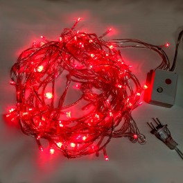 Red 10m 8-Mode LED String Lights / Fairy Lights / Christmas Lights