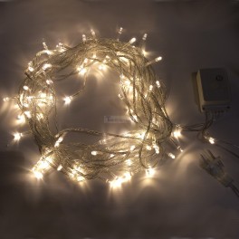 Warm White 10m 8-Mode LED String Lights / Fairy Lights / Christmas Lights