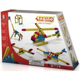 Engino Building Blocks Set - 5 Models Engineering Series STEM Toy
