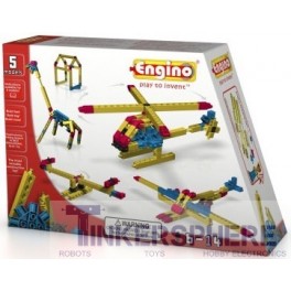 Engino Building Blocks Set - 5 Models Engineering Series STEM Toy