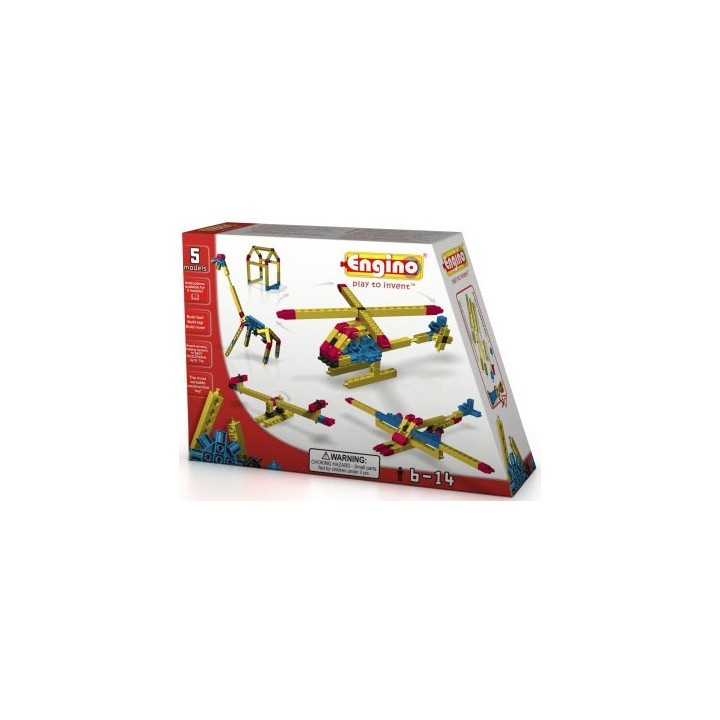 Engino Building Blocks Set - 5 Models Engineering Series STEM Toy